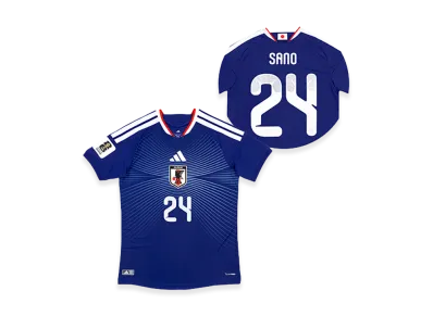 adidas Soccer Japan 2026 Home Authentic Jersey "FIFA World Cup 26 Official Sleeve Badge" #24 Kaishu Sano "Japan Blue"