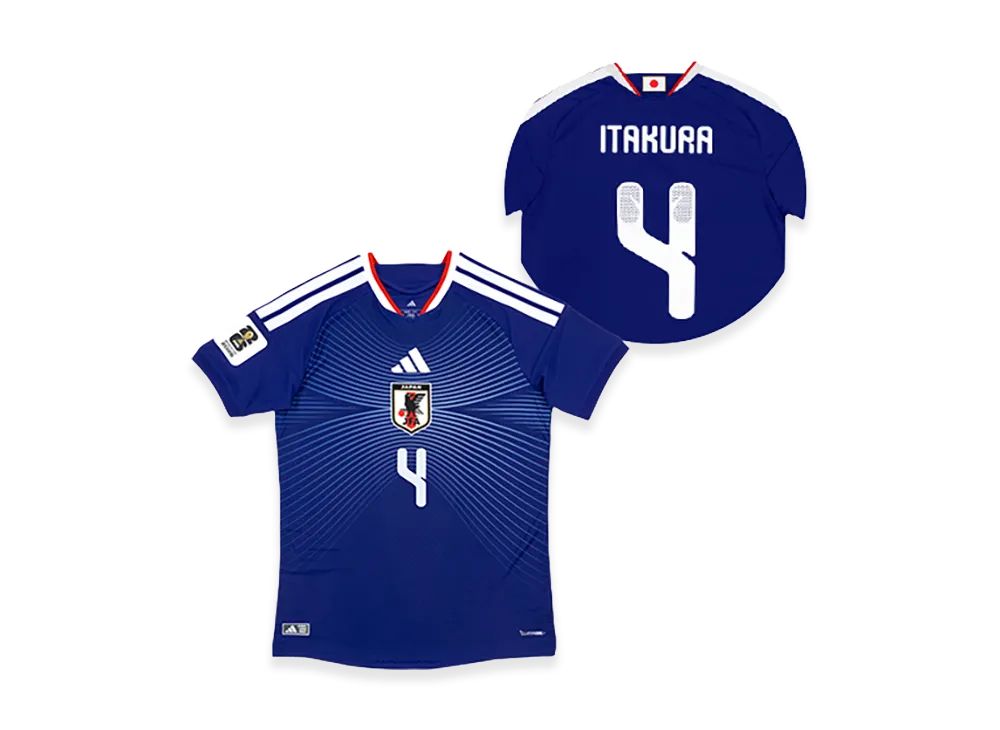 adidas Soccer Japan 2026 Home Authentic Jersey "FIFA World Cup 26 Official Sleeve Badge" #4 Ko Itakura "Japan Blue"