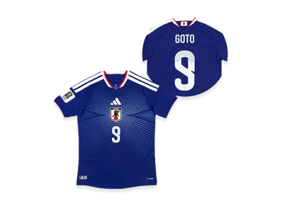 adidas Soccer Japan 2026 Home Authentic Jersey "FIFA World Cup 26 Official Sleeve Badge" #9 Keisuke Goto "Japan Blue"