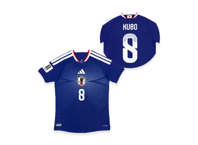 adidas Soccer Japan 2026 Home Authentic Jersey "FIFA World Cup 26 Official Sleeve Badge" #8 Takefusa Kubo "Japan Blue"