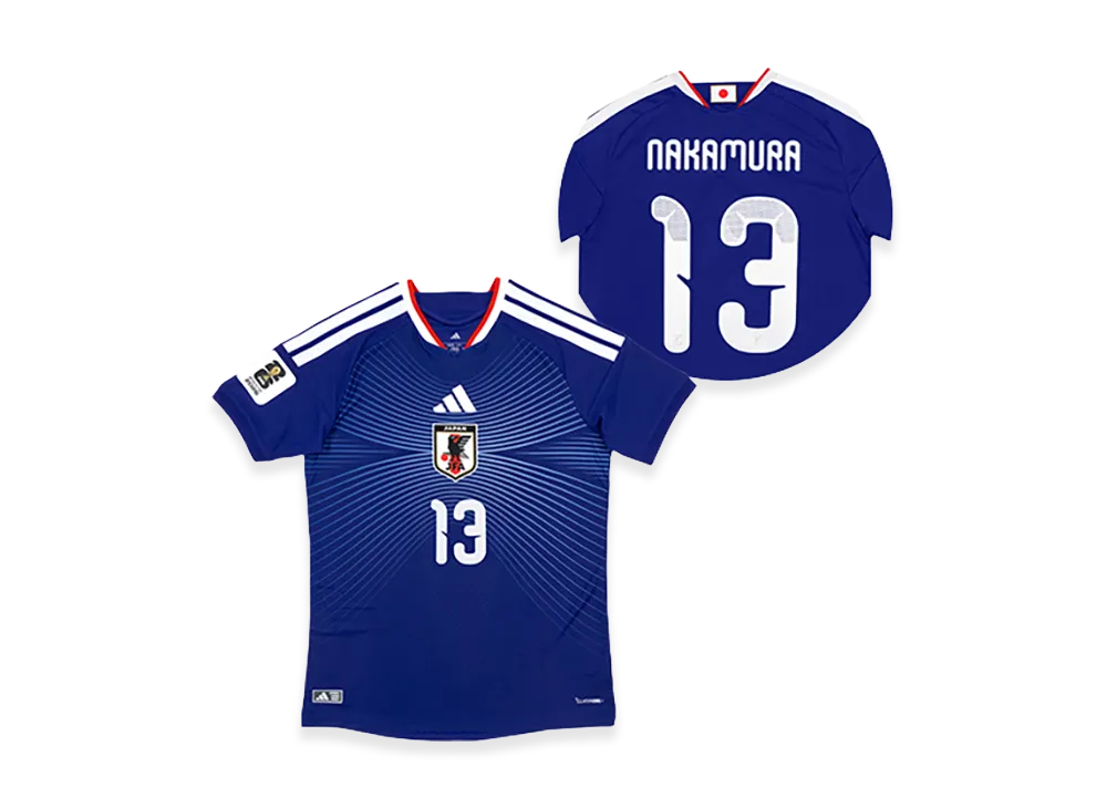 adidas Soccer Japan 2026 Home Authentic Jersey "FIFA World Cup 26 Official Sleeve Badge" #13 Keito Nakamura "Japan Blue"