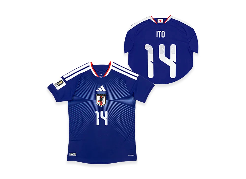 adidas Soccer Japan 2026 Home Authentic Jersey "FIFA World Cup 26 Official Sleeve Badge" #14 Junya Ito "Japan Blue"