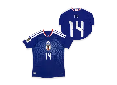 adidas Soccer Japan 2026 Home Authentic Jersey "FIFA World Cup 26 Official Sleeve Badge" #14 Junya Ito "Japan Blue"