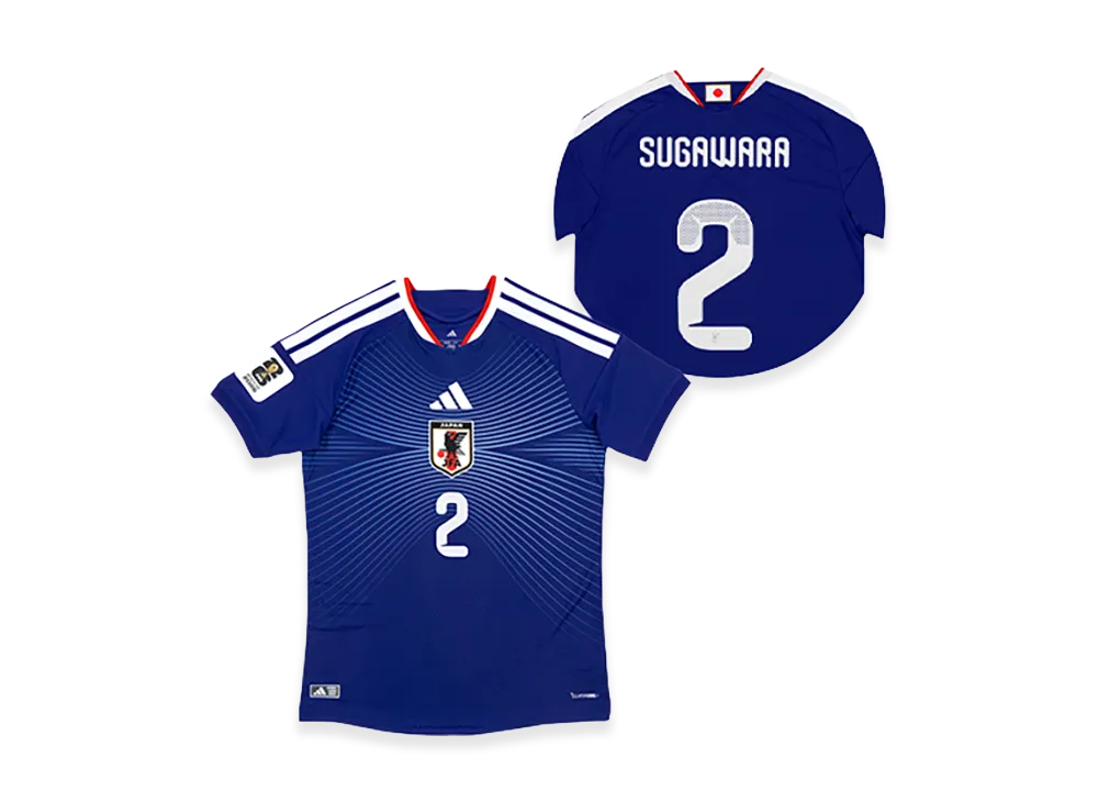 adidas Soccer Japan 2026 Home Authentic Jersey "FIFA World Cup 26 Official Sleeve Badge" #2 Yukinari Sugawara "Japan Blue"