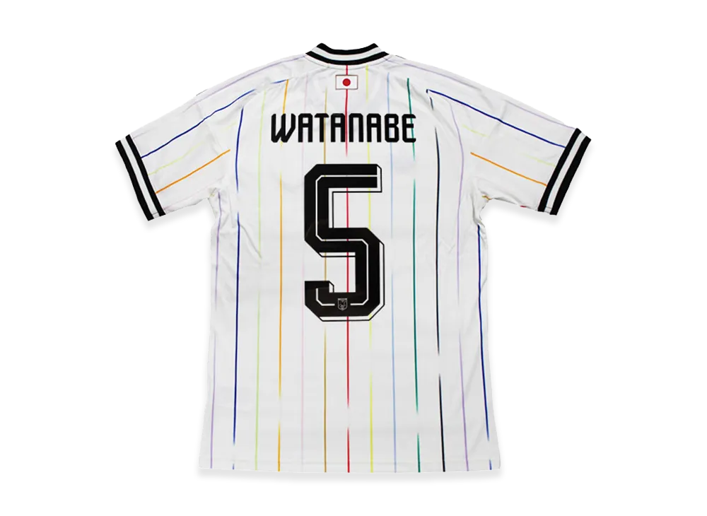 adidas Soccer Japan 2026 Away Replica Jersey #5 Tsuyoshi Watanabe "OffWhite/Black"