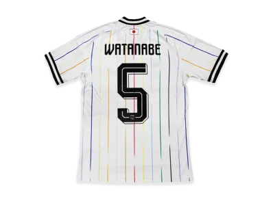 adidas Soccer Japan 2026 Away Replica Jersey #5 Tsuyoshi Watanabe "OffWhite/Black"
