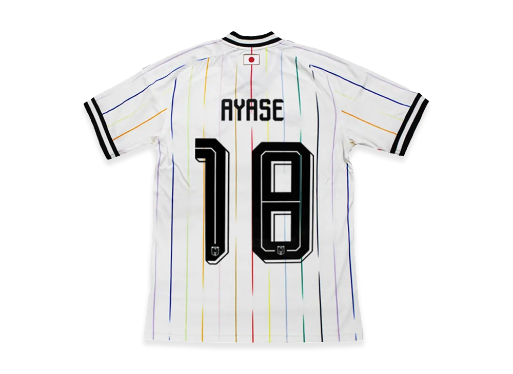 adidas Soccer Japan 2026 Away Replica Jersey #18 Ayase Ueda "OffWhite/Black"