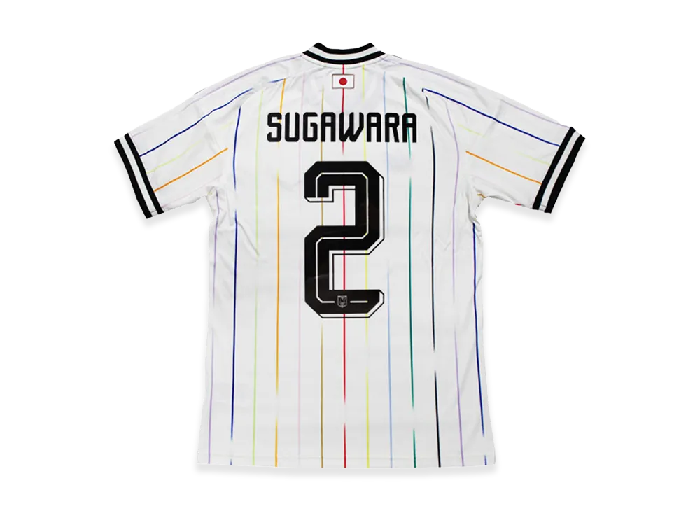 adidas Soccer Japan 2026 Away Replica Jersey #2 Yukinari Sugawara "OffWhite/Black"