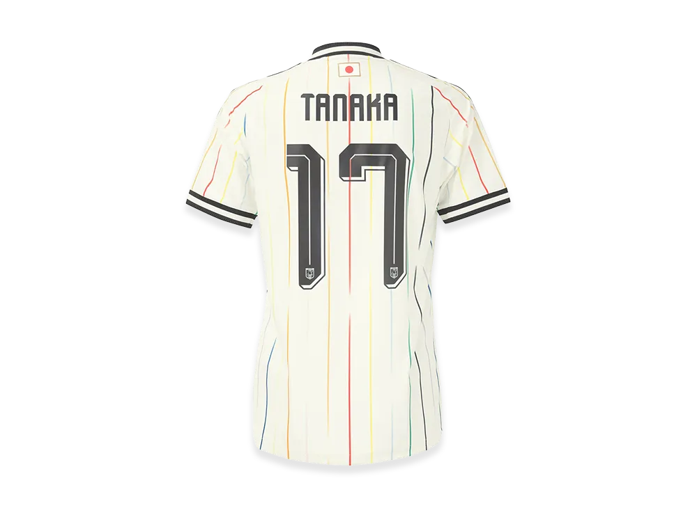 adidas Soccer Japan 2026 Away Authentic Jersey #17 Ao Tanaka "OffWhite/Black"