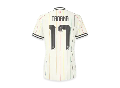 adidas Soccer Japan 2026 Away Authentic Jersey #17 Ao Tanaka "OffWhite/Black"