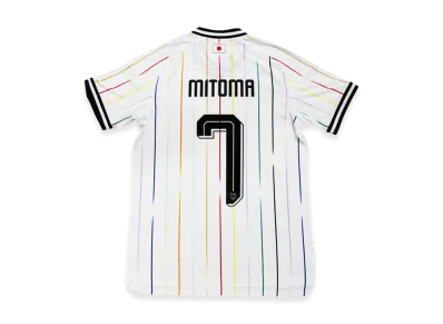 adidas Soccer Japan 2026 Away Authentic Jersey #7 Kaoru Mitoma "OffWhite/Black"