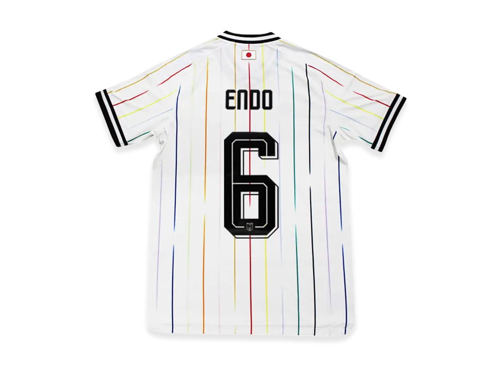 adidas Soccer Japan 2026 Away Authentic Jersey #6 Wataru Endo "OffWhite/Black"