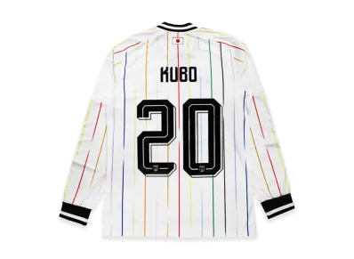 adidas Soccer Japan 2026 Away Replica Jersey Long Sleeve #20 Takefusa Kubo "OffWhite/Black"