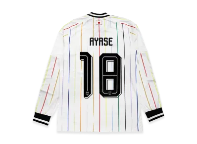 adidas Soccer Japan 2026 Away Replica Jersey Long Sleeve #18 Ayase Ueda "OffWhite/Black"