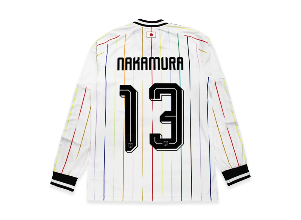 adidas Soccer Japan 2026 Away Replica Jersey Long Sleeve #13 Keito Nakamura "OffWhite/Black"