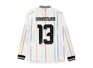 adidas Soccer Japan 2026 Away Authentic Jersey Long Sleeve #13 Keito Nakamura "OffWhite/Black"