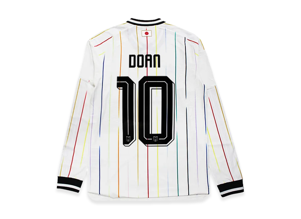 adidas Soccer Japan 2026 Away Authentic Jersey Long Sleeve #10 Ritsu Doan "OffWhite/Black"