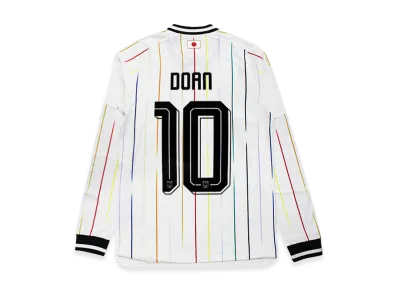 adidas Soccer Japan 2026 Away Authentic Jersey Long Sleeve #10 Ritsu Doan "OffWhite/Black"