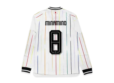 adidas Soccer Japan 2026 Away Authentic Jersey Long Sleeve #8 Takumi Minamino "OffWhite/Black"