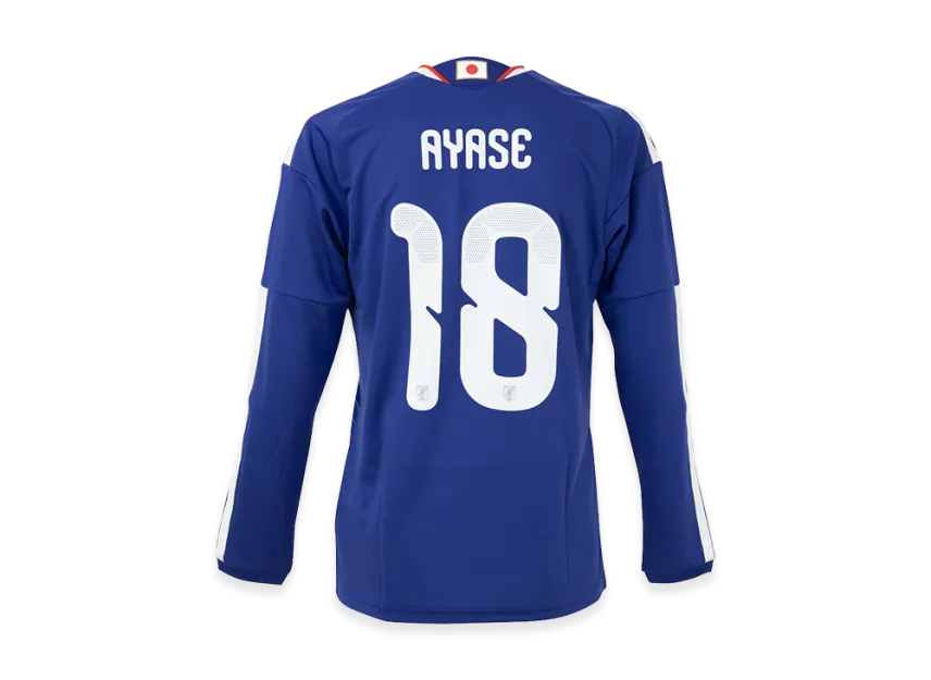 adidas Soccer Japan 2026 Home Replica Long Sleeve Jersey #18 Ayase adidas Soccer Japan 2026 Home Replica Long Sleeve Jersey #18 Ayase