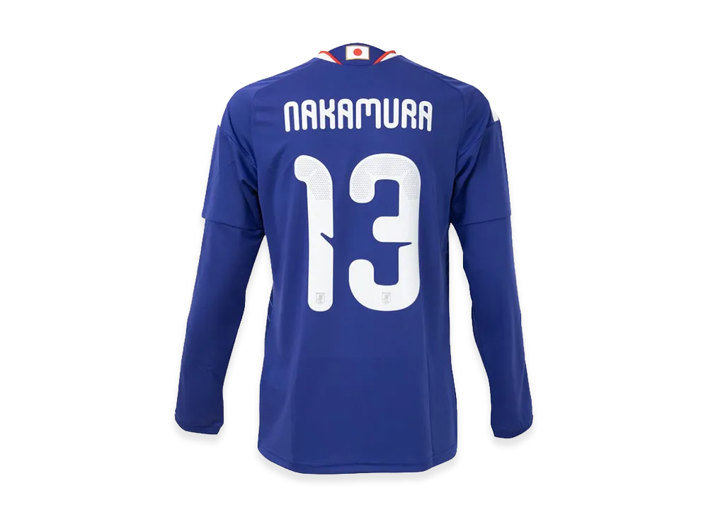 adidas Soccer Japan 2026 Home Replica Long Sleeve Jersey #13 Keito Nakamura "Japan Blue/Ash Blue"