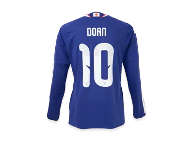 adidas Soccer Japan 2026 Home Replica Long Sleeve Jersey #10 Ritsu Doan "Japan Blue/Ash Blue"