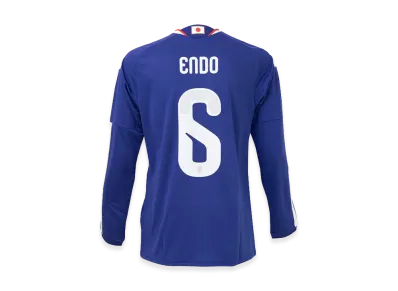 adidas Soccer Japan 2026 Home Replica Long Sleeve Jersey #6 Wataru Endo "Japan Blue/Ash Blue"