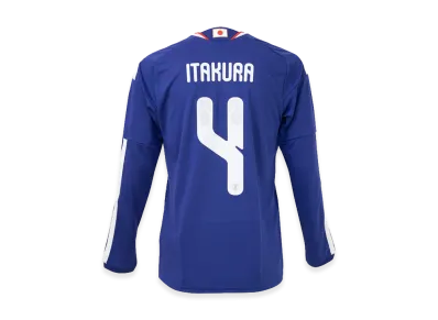 adidas Soccer Japan 2026 Home Replica Long Sleeve Jersey #4 Ko Itakura "Japan Blue/Ash Blue"