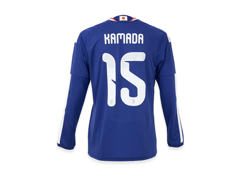 adidas Soccer Japan 2026 Home Replica Long Sleeve Jersey #15 Daichi Kamada "Japan Blue/Ash Blue"