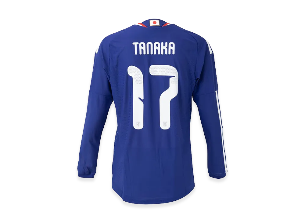 adidas Soccer Japan 2026 Home Authentic Long Sleeve Jersey #17 Ao Tanaka "Japan Blue/Ash Blue"