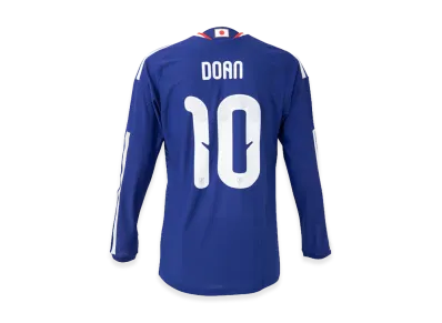 adidas Soccer Japan 2026 Home Authentic Long Sleeve Jersey #10 Ritsu Doan "Japan Blue/Ash Blue"