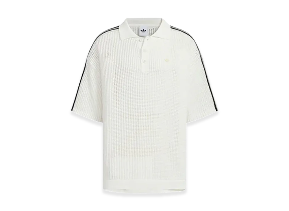 adidas Loose Fit Polo Shirt "White"