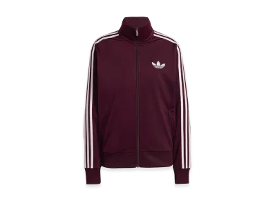 adidas Women's Firebird Loose Track Top "Maroon/Off White"