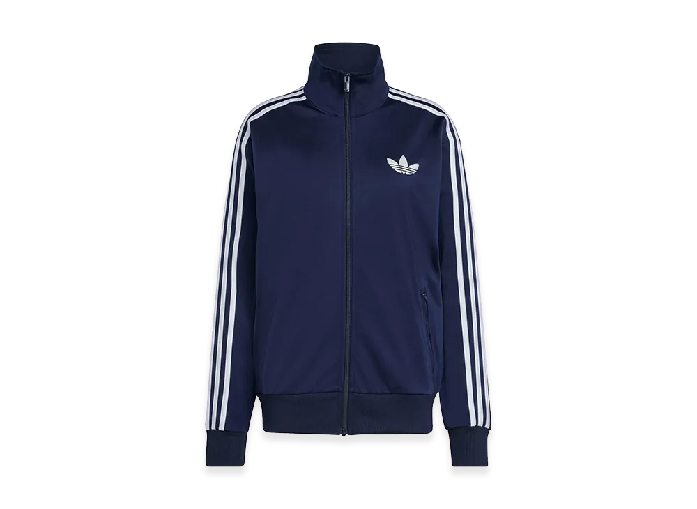 adidas Women's Firebird Loose Track Top "Night Indigo/Off White"
