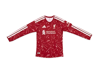 adidas 26-27 Liverpool Home Authentic Long Sleeve Jersey "Red"