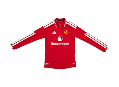 adidas 26-27 Manchester United Home Authentic Long Sleeve Jersey "Red"