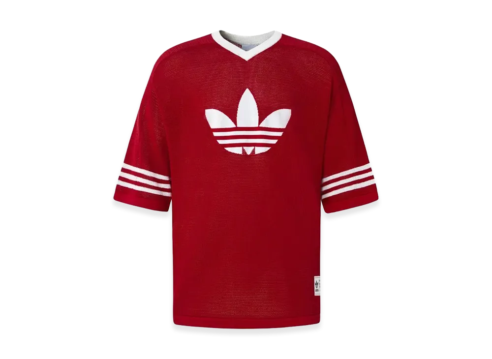 adidas Blockcore Knit T-Shirt "Red"