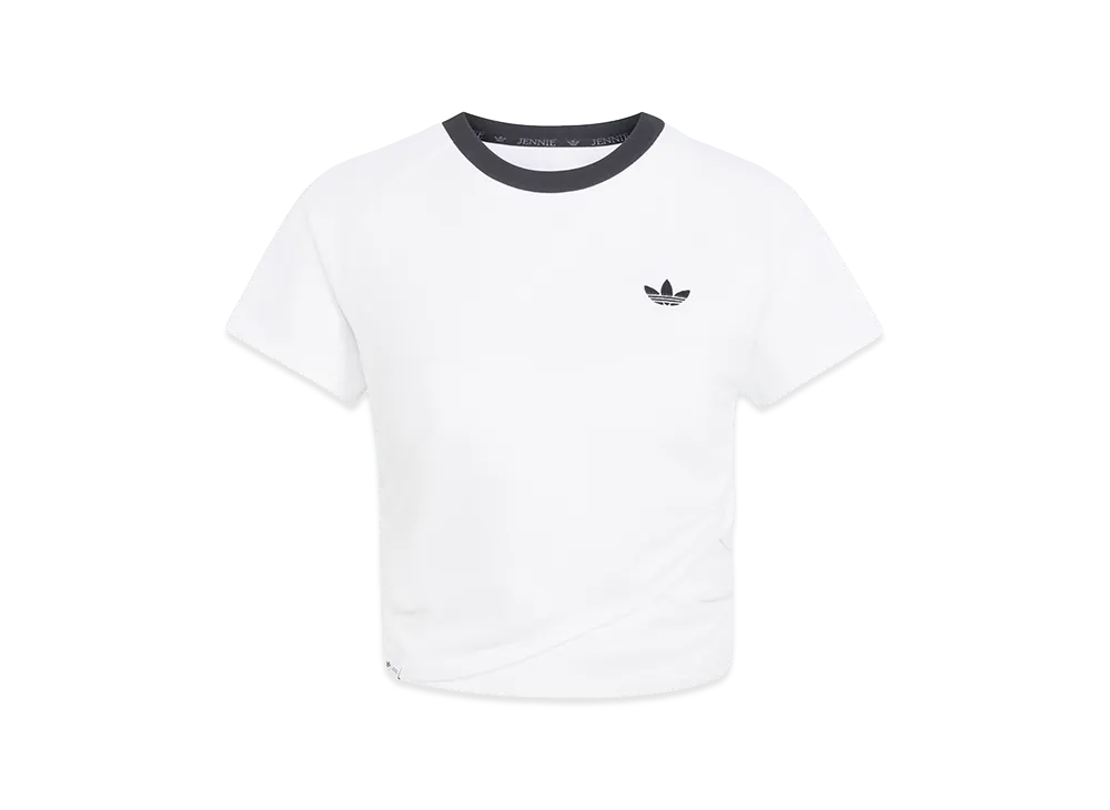 adidas Adiluna Season 2 x BLACKPINK JENNIE Women's Layered T-Shirt "White"