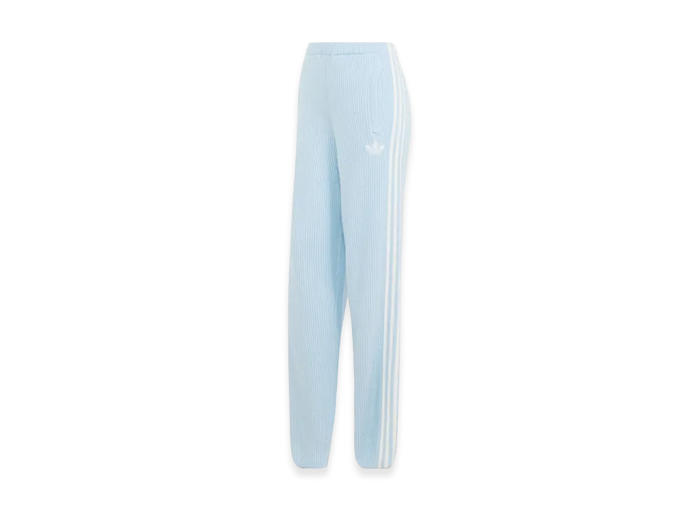 adidas Adiluna Season 2 x BLACKPINK JENNIE Women's Knit Loose Pants "Light Blue"