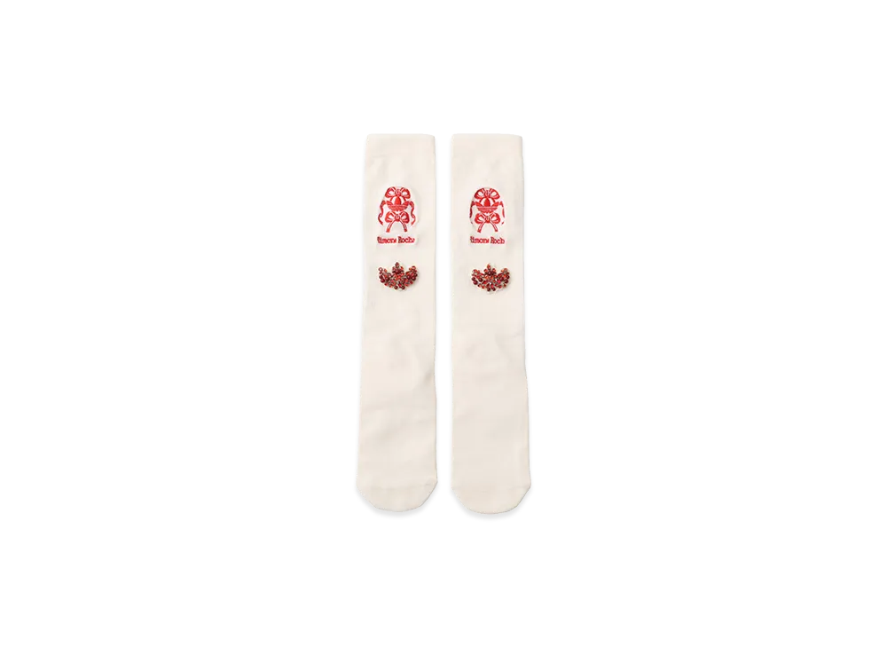 adidas x Simone Rocha Women's Knee High Socks "White"