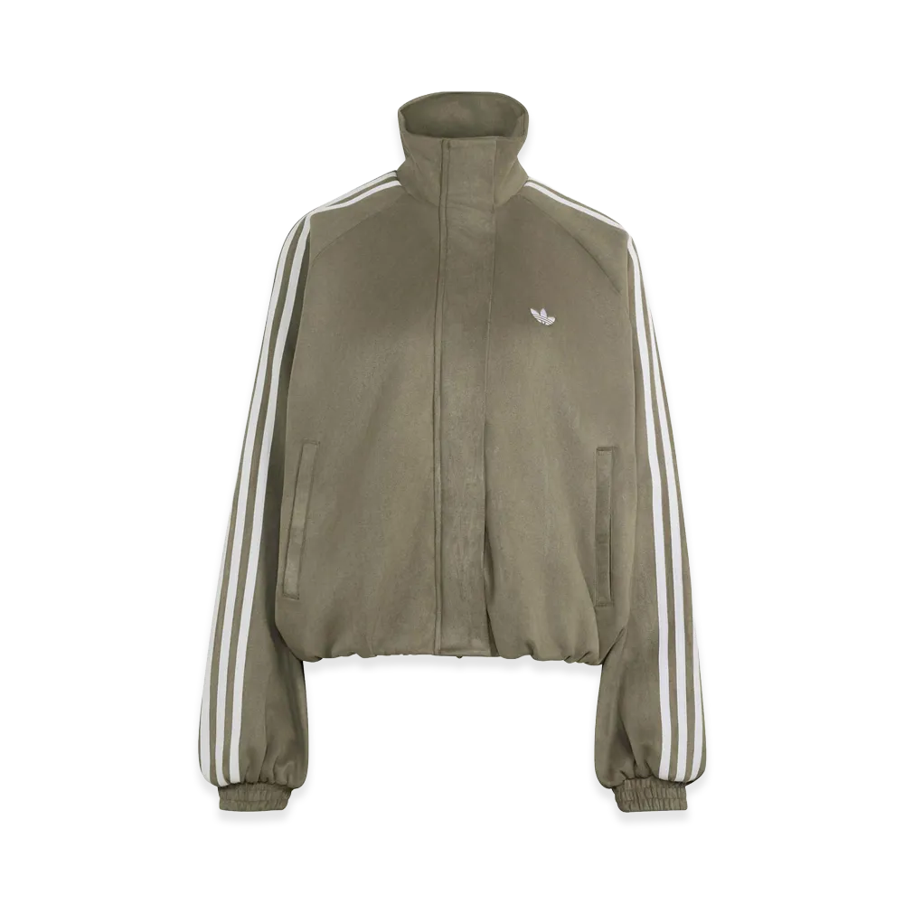 adidas Adilenium Faux Suede Track Top "Khaki"