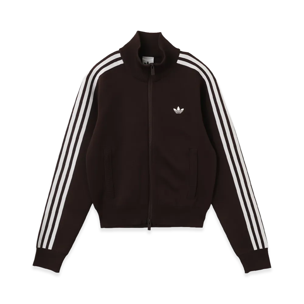 adidas Adilenium Slim Knit Track Top "Brown"