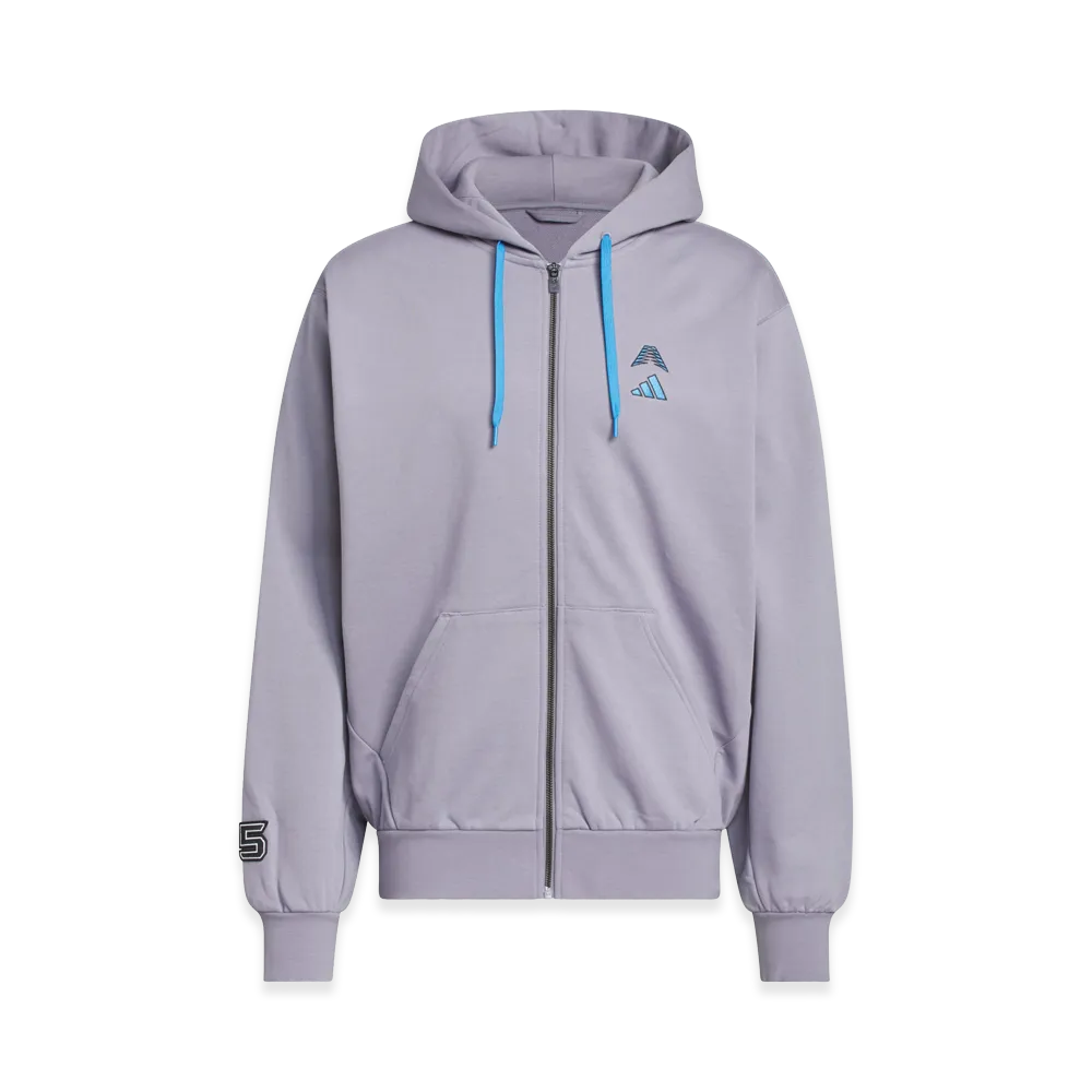 adidas x Anthony Edwards Foundation Full Zip Hoodie "Slate"