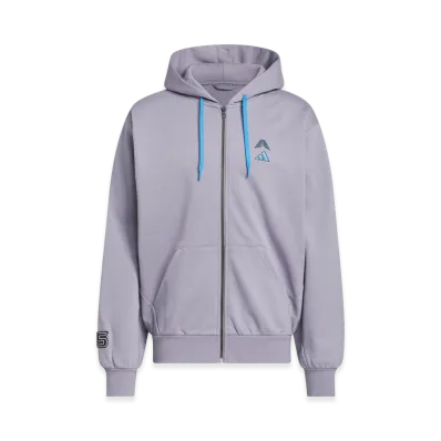 adidas x Anthony Edwards Foundation Full Zip Hoodie "Slate"