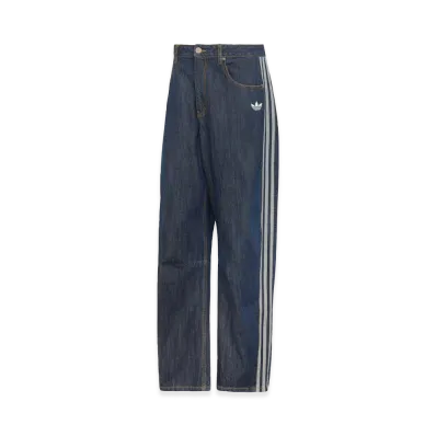 adidas Winter Club Barrel Leg Denim Jeans "Indigo Denim"