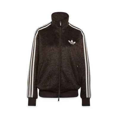 adidas Women's Mohair Firebird Loose Track Top "Aurora Coffee"