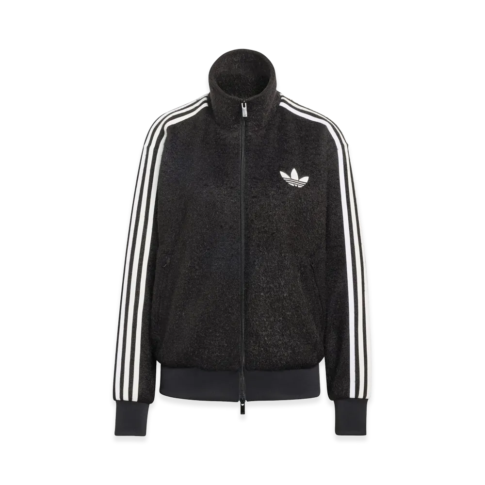 adidas Women's Mohair Firebird Loose Track Top "Black"