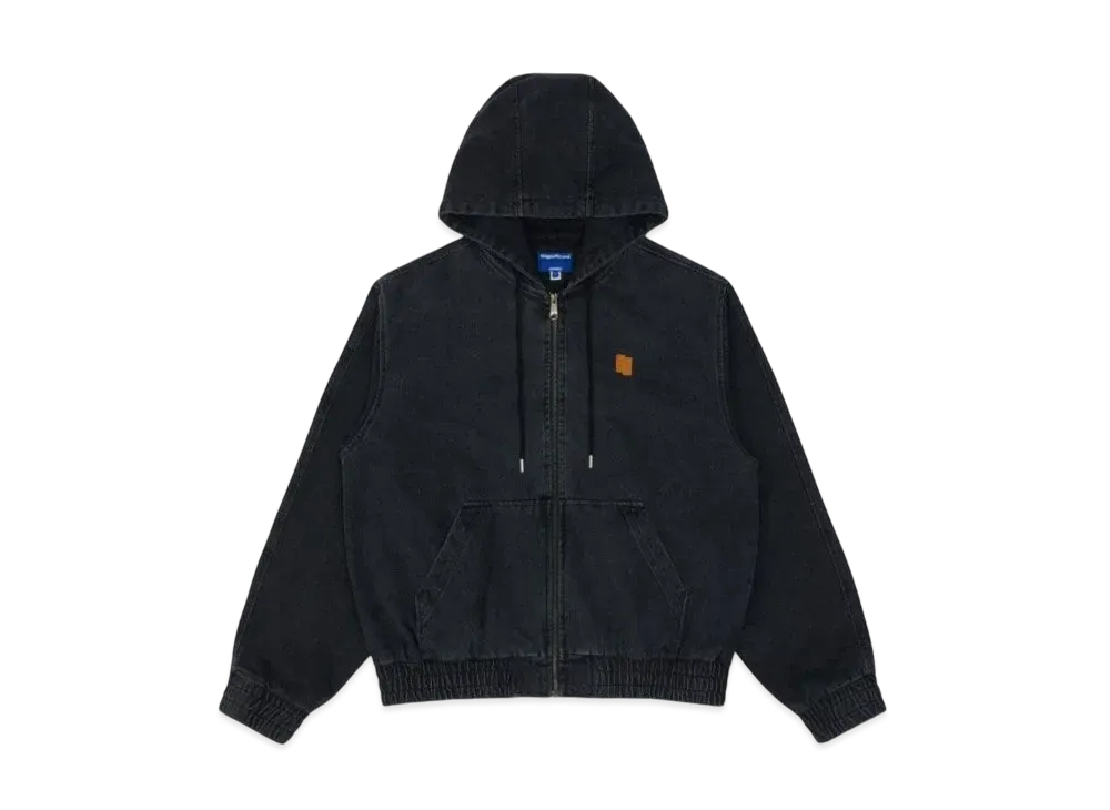 ADERERROR Tag Hooded Work Jacket 01 "Black"