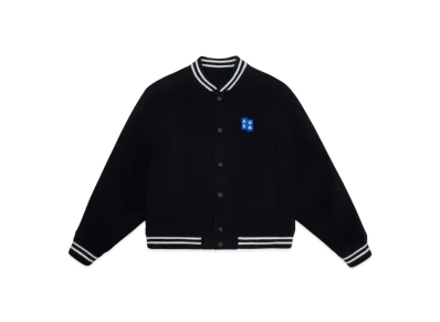 ADERERROR Tag Varsity Jacket 01 "Black"