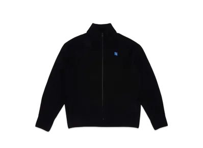 ADER error Tag Knit Zip-Up 01 "Black"